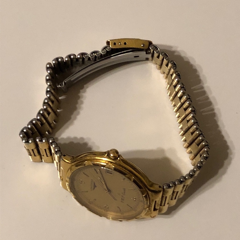 Longines Conquest His And Hers Matching Set Gold Tone Wrist Watches Authentic - Picture 8 of 16